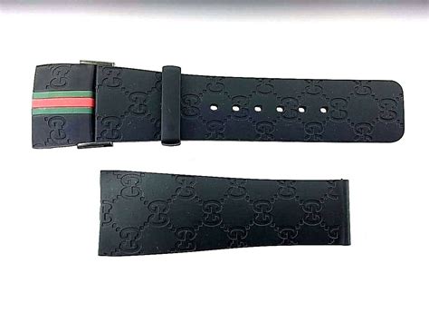 gucci leather watch strap replacement|gucci rubber watch strap replacement.